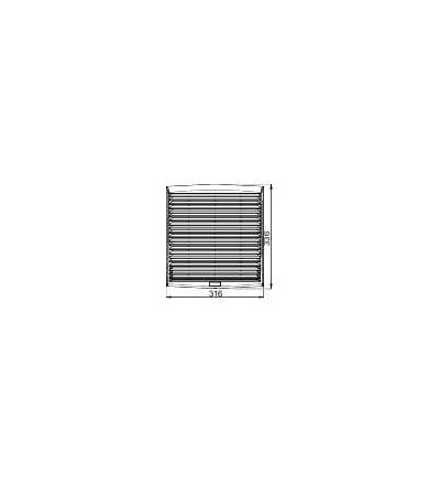NSYCVF850M400PF ClimaSys ventilátor IP54, 850m3/h, 230V, s výstup. mřížkou a filtrem G2, Schneider Electric