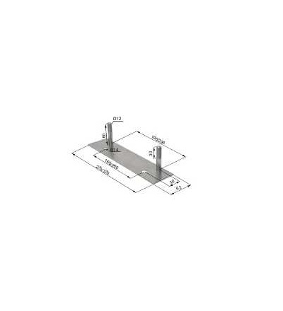 NSYAZ3PLA Spojovací sada pro instalaci PLA+NSYZNPLAxx na 900mm sokl NSYZHPLA H320mm, Schneider Electric