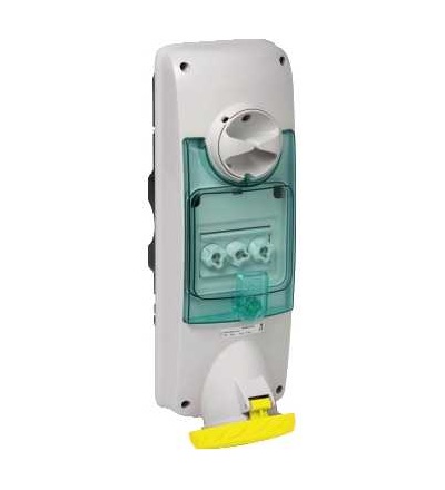 PKB63Q515 Unika blokovaná zásuvka, 63A, 3p+N+E, 100...130 V AC, IP65, nástěnná, Schneider Electric