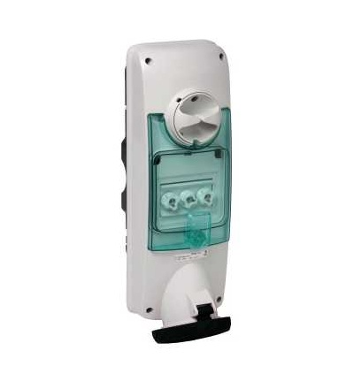 PKB63Q544 Unika blokovaná zásuvka, 63A, 3p+E, 480...500 V AC, IP65, nástěnná, Schneider Electric
