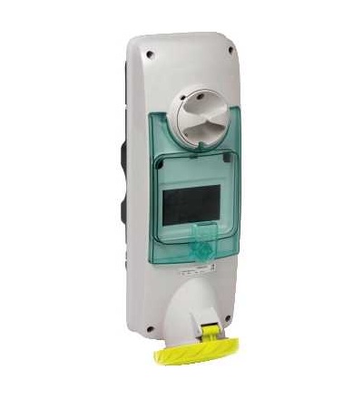 PKB63R514 Unika blokovaná zásuvka, 63A, 3p+E, 100...130 V AC, IP65, nástěnná, Schneider Electric