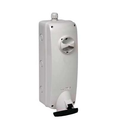 PKB63T544 Unika blokovaná zásuvka, 63A, 3p+E, 480...500 V AC, IP65, panel, Schneider Electric