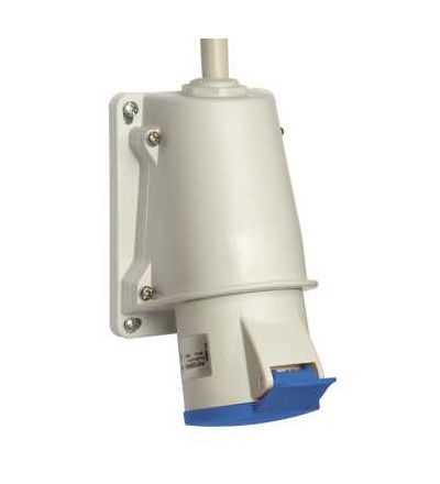 PKF16W423 Pratika průmyslová zásuvka-šroubová-úhlová-16A-2p+E-200...250 V AC-nástěná, Schneider Electric