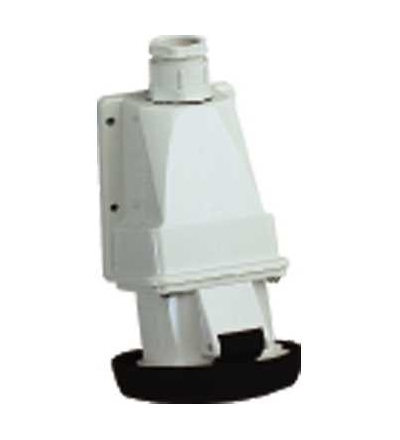 PKF16W744 Pratika průmyslová zásuvka-šroubová-úhlová-16A-3p+E-480...500 V AC-nástěná, Schneider Electric