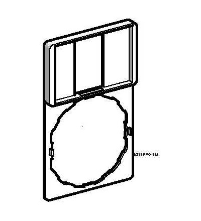 ZBZ33 Držák štítků 30x50mm pro legend 18x27mm neoznačený, Schneider Electric