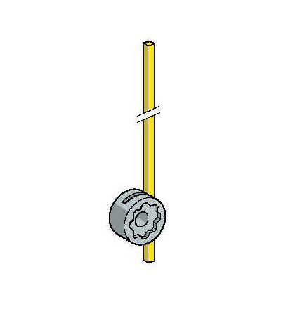 ZCKY54 Páka polohového spínače ZCkY-kov čtver. tyč lever 3mm L=125mm -, Schneider Electric