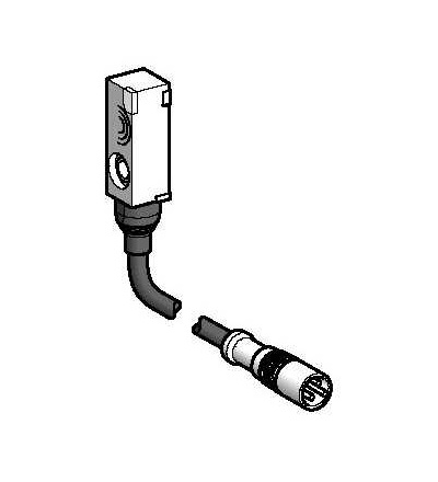 XS7J1A1NAL01M8 Indukční čidlo XS7 8x22x8, PBT, Sn2,5mm, 12..24VDC, M8 0,15m, Schneider Electric