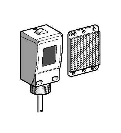 XUC9ARCTL2 Fotoelektrické čidlo, XUC, polarizované, Sn6m, 24..240VAC/DC, kabel 2m, Schneider Electric