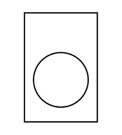 ZB2BY4101 štítek, 30x40mm, 1 bílá strana, 1 žlutá strana, neoznačený, Schneider Electric