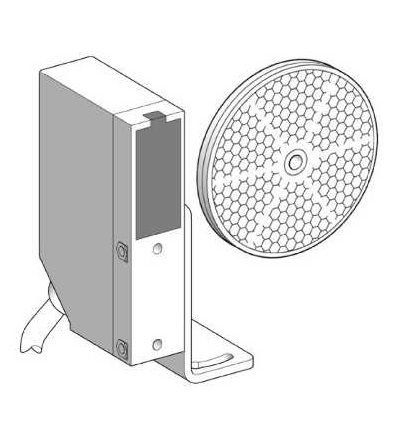XULA06021H7L05 Fotoelektrické čidlo- XUL, reflexní- Sn 6m, 24..240VAC/DC, kabel 5m, Schneider Electric