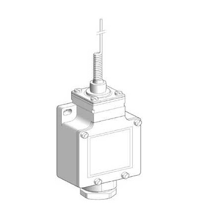 XCKL106H7 Polohový spínač XCKL, kočičí fous, 1V+1Z, mžiková funkce, 1/2NPT, Schneider Electric