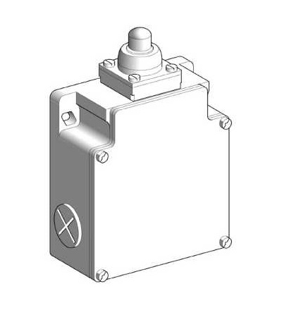 XCKML510 Polohový spínač XCKML-kovový koncový ovládací čep-2x(1V+1Z)-s prodlevou-Pg13, Schneider Electric