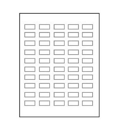 ZBY001 Strana 50 neoznačených štítků 6,5x15,5mm pro držák štítků, Schneider Electric