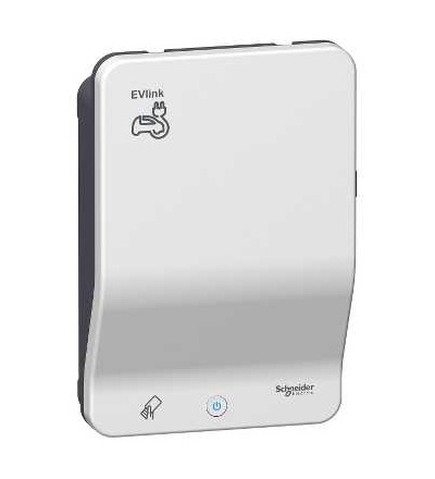 EVB1A22P2RI nabíjecí stanice Smart Wallbox se zásuvkou T2 – 7/22 kW – RFID, Schneider Electric
