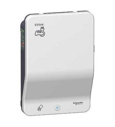 EVB1A22P4ERI nabíjecí stanice Smart Wallbox se zásuvkou T2S – 7/22 kW - domovní zás. TE – RFID, Schneider Electric