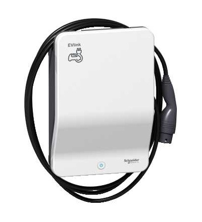 EVB1A22PCKI nabíjecí stanice Smart Wallbox s integ. kabelem T2 - 22 kW - klíč, Schneider Electric