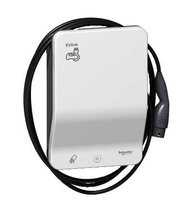EVB1A22PCRI nabíjecí stanice Smart Wallbox s integ. kabelem T2 - 22 kW - RFID, Schneider Electric