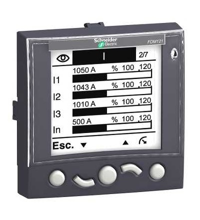 TRV00121 Modul čelního displeje FDM 121, 96*96mm, IP54, pro NSX100..630, Schneider Electric