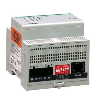 TSXETG100 Ethernet Modbus gateway/router, třída B10, 10BASE-T/100BASE-TX, Schneider Electric