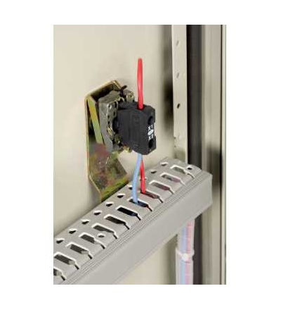 NSYCD2M10075 Kabelový žlab a víko, RAL 7030, H100xW75mm, délka 2m. balení: 12., Schneider Electric