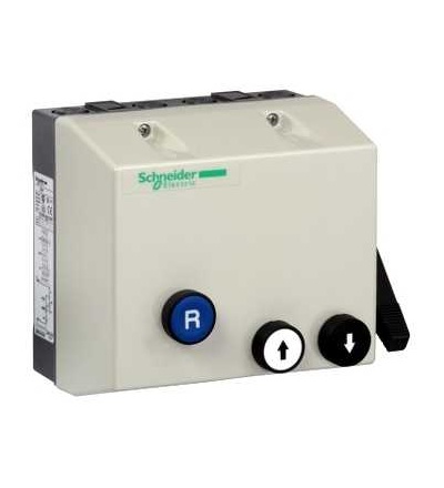 LE8K095M7A05 TeSys LE, reverzační spouštěč ve skříňce, 9A, 220 V AC cívka, reset, Schneider Electric