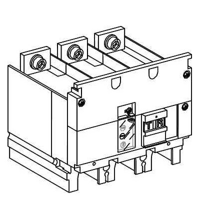 LV432457 Vigi adaptér, 4p/3p, pro NSX400..630, Schneider Electric