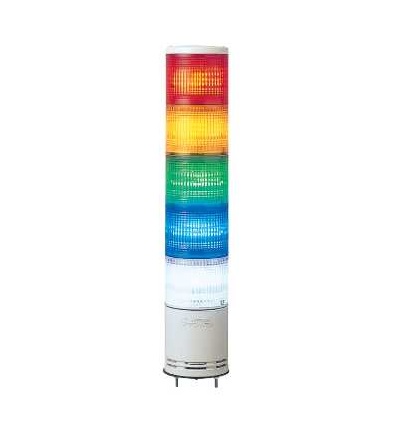 XVC1M5K Signální sloup 100mm 100..240 V trvalé/blikající LED-čirá/modrá/zel./oran./čer., Schneider Electric