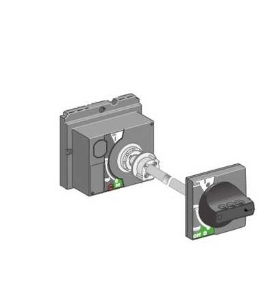 LV429340 Prodloužená otočná rukojeť, červená, pro NSX100..250, Schneider Electric
