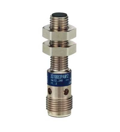 XS508B1NAM12 Indukční čidlo XS5 M8, L45mm, nerez, Sn1,5mm, 12..24VDC, M12, Schneider Electric