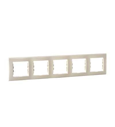 SDN5800947 Rámeček pětinásobný, beige, Schneider Electric