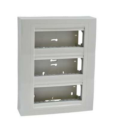 U22.236.25 Centrální jednotka, 3 řada x 6 modulů, na povrch, marfil, Schneider Electric