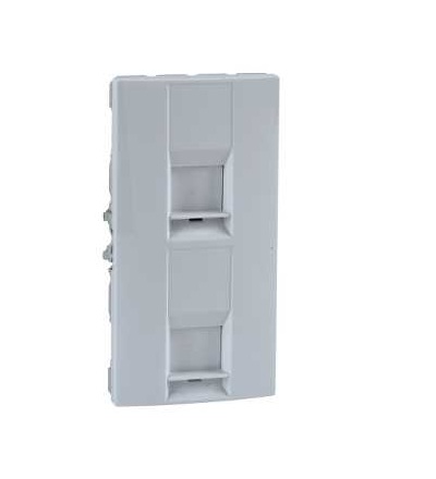 U9.462.18 Kryt datové zásuvky 2xRJ45, polar, Schneider Electric