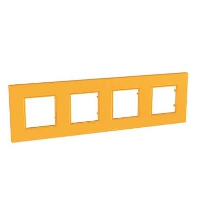 MGU4.708.29 Unica Quadro Natura, krycí rámeček, čtyřnásobný, H71/V71, cytrus, Schneider Electric
