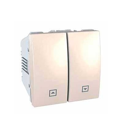 MGU3.208.25 Unica, jednopólový spínač, 10A, 250V AC, 2mod., marfil, Schneider Electric