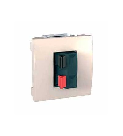 MGU3.486.25 Svorky pro připojení reproduktorů, marfil, Schneider Electric