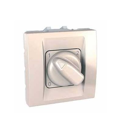 MGU3.579.25 Unica, otočný přepínač, 4 pol., 32A 250V AC, 2mod., marfil, Schneider Electric