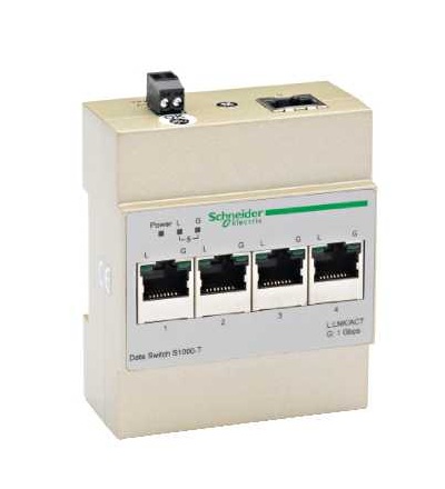 VDIR62301G LexCom Home-Premium-datový switch, S1000-T, 4+1 port, 1 Gbp, Schneider Electric