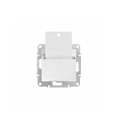 SDN1900121 Sedna, kartový spínač, 10AX bez rámečku, polar, Schneider Electric