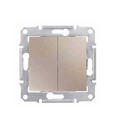 SDN0300168 Sedna, přepínač sériový ř.5, 10AX bez rámečku, titan, Schneider Electric