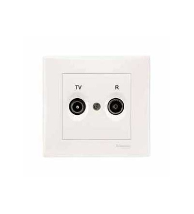SDN3391823 Zásuvka TV-R, průběžná, cream, Schneider Electric