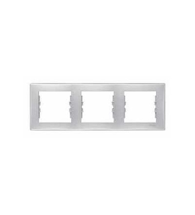 SDN5800660 Rámeček 3násobný, aluminium, Schneider Electric
