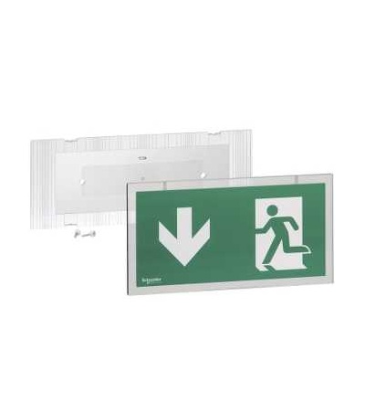 OVA53139 Souprava pro označení únikové cesty Easyled, ISO piktogramy dolů/dolů, viditelnost 23m, Schneider Electric