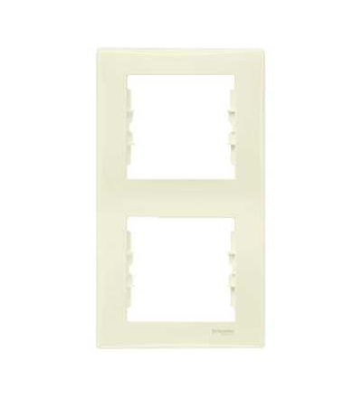 SDN5801147 Rámeček dvojnásobný vertikální, beige, Schneider Electric
