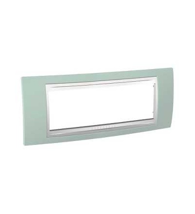 MGU6.106.870 Krycí rámeček Plus šestimodulový, Aqua, Schneider Electric