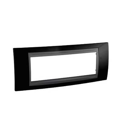 MGU66.106.293 Unica Top, krycí rámeček, 6mod., rhodium black/grafit, Schneider Electric