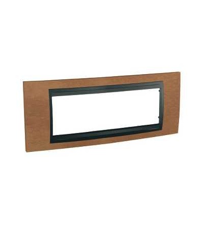 MGU66.106.2M2 Unica Top, krycí rámeček, 6mod., cherry/grafit, Schneider Electric