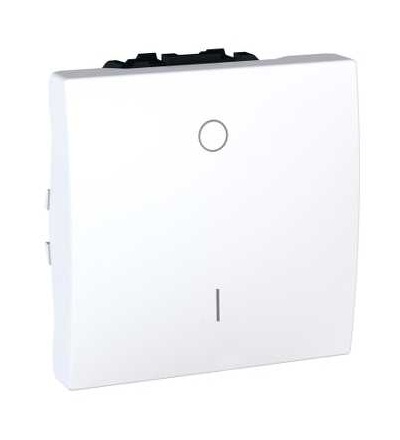 MGU3.262.18 Unica, spínač dvojpólový, 16AX 250V AC, 2mod., polar, Schneider Electric