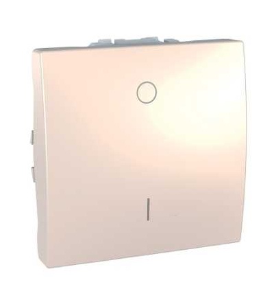 MGU3.262.25 Unica, spínač dvojpólový, 16AX 250V AC, 2mod., marfil, Schneider Electric