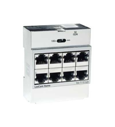 VDIR626110 LexCom Home-Premium-Telefonní modul-T110-ISDN, 8 port, DIN, Schneider Electric