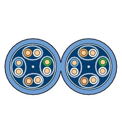 VDIC64X228 Actassi CL-MNC6A kabel LAN F/FTP 2x4p Cat 6A 550MHz LSZH 500m, Schneider Electric